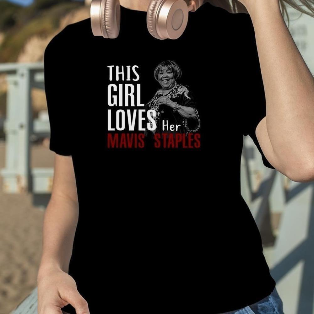 This Girl Loves Her Mavis Staples Unisex T-Shirt, Fan Music Gift